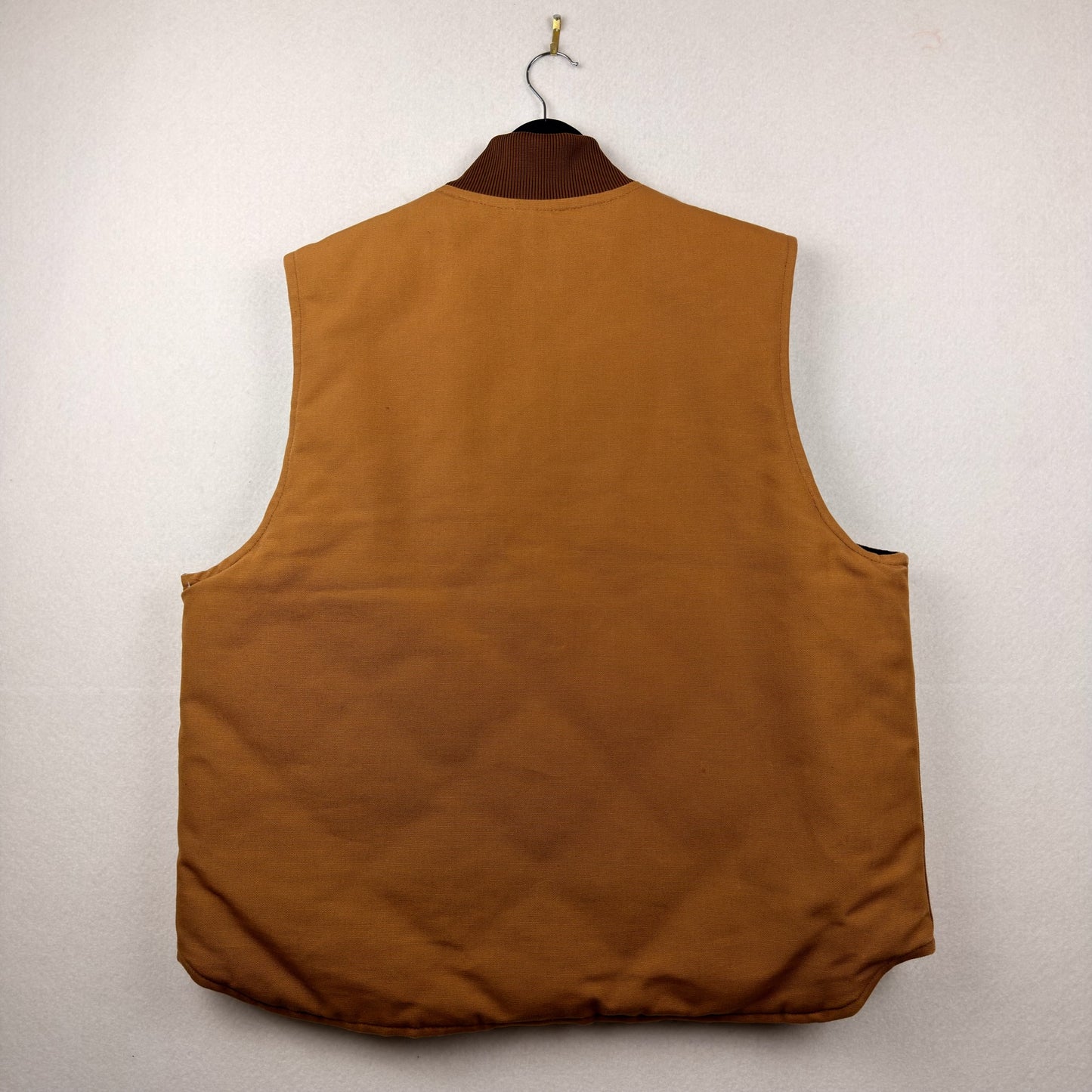 Carhartt V01 Tan Brown Full Zip Outerwear Vest