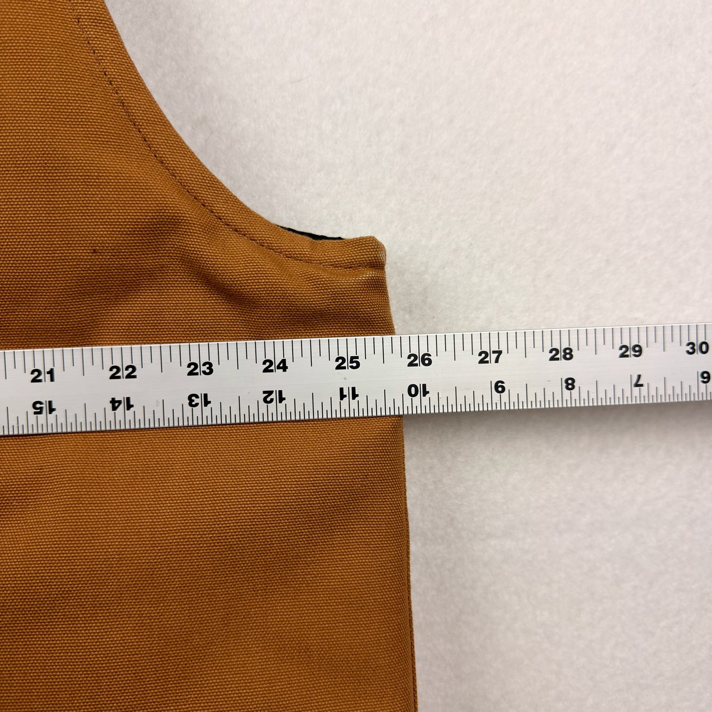 Carhartt V01 Tan Brown Full Zip Outerwear Vest