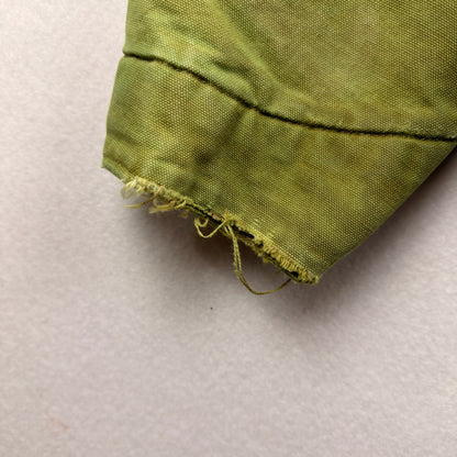 Vintage 80's Carhartt Detroit Dyed Green Distressed Jacket