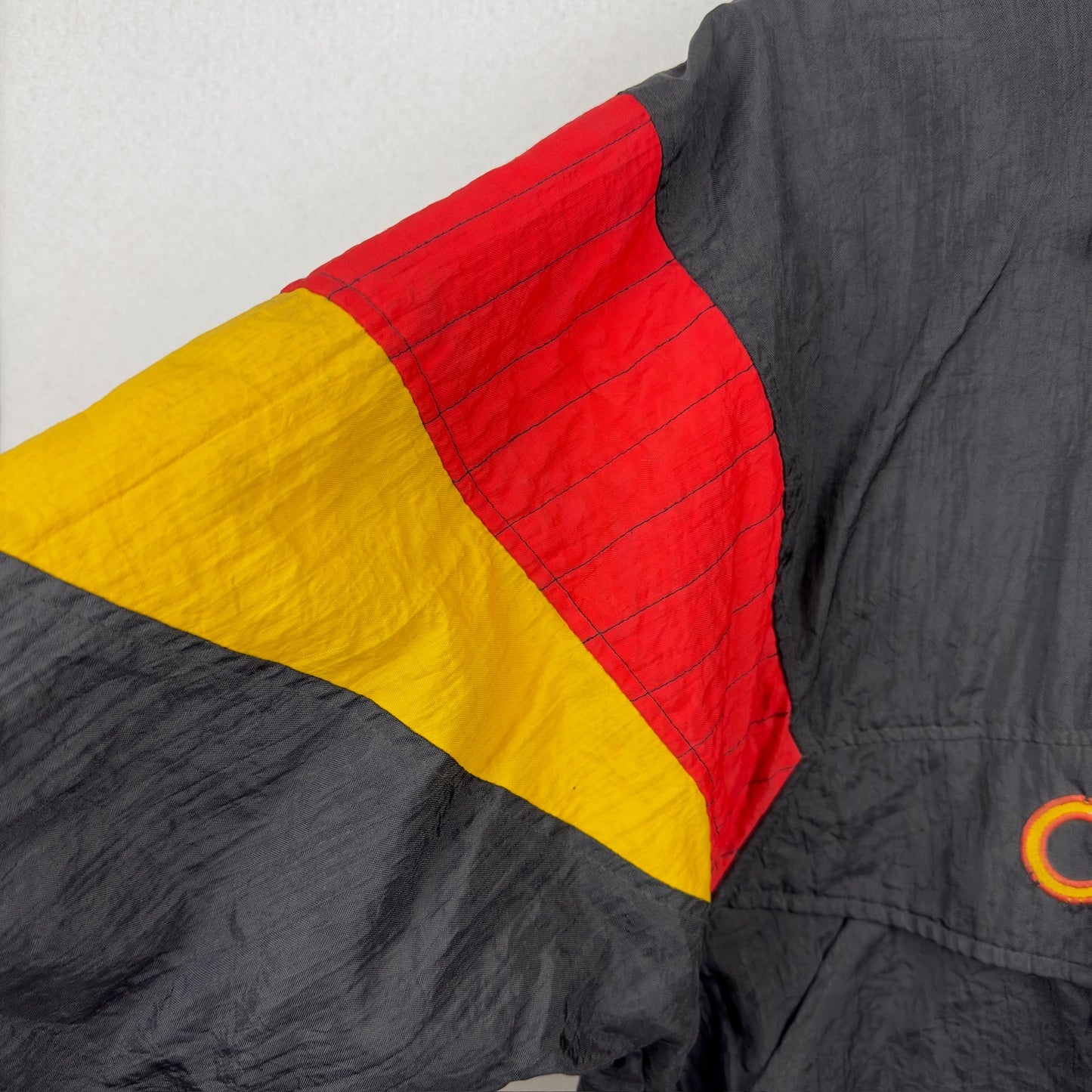 Vintage Starter Vancouver Canucks Quarterzip Heavy Insulated Jacket