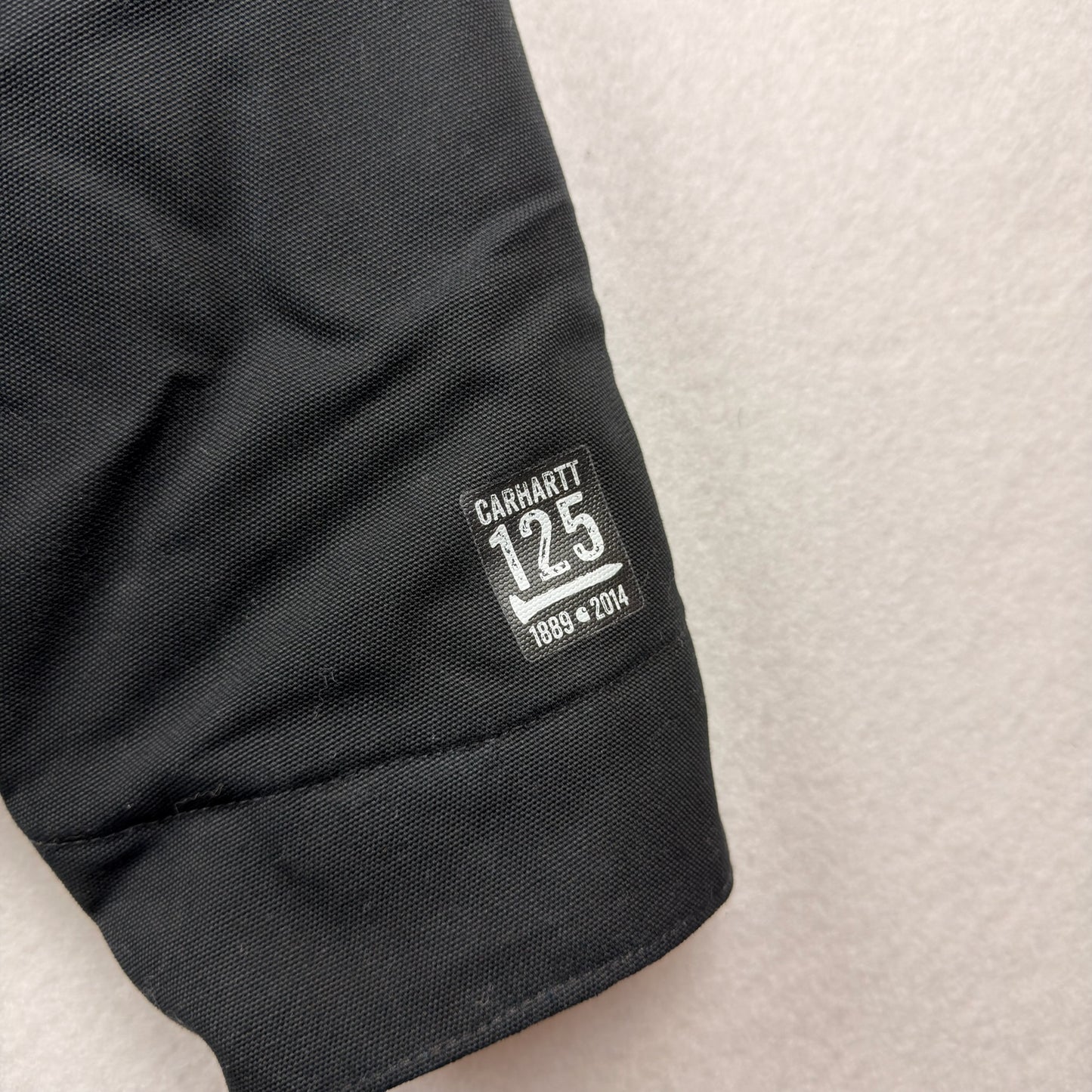 Carhartt Detroit J001 BLK Talisman Energy Embroidered Full Zip Blanket Lined Jacket