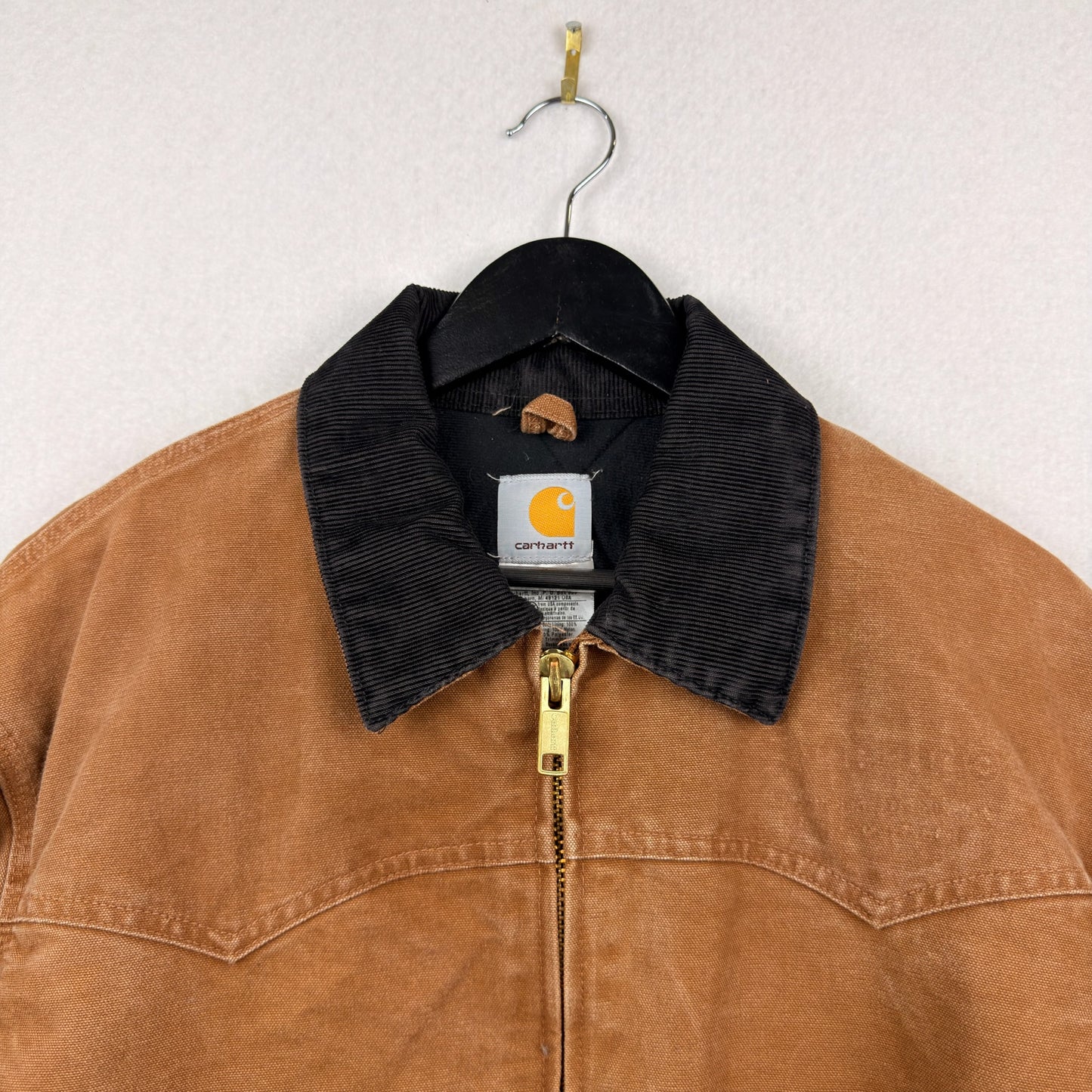 Carhartt J14 Brown Santa Fe Style Full Zip Jacket