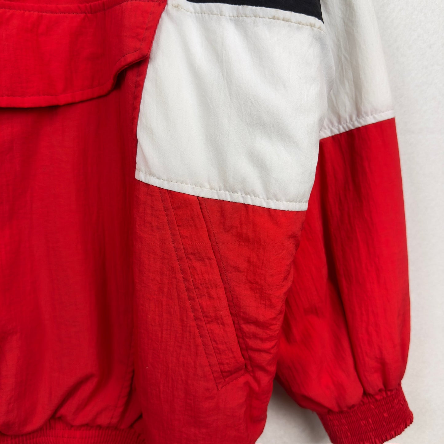 Vintage CFL Calgary Stampeders Quarter Zip Jacket