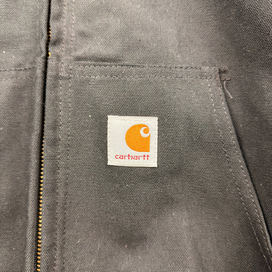 Carhartt Active Style J131 Black Hooded Full Zip Jacket