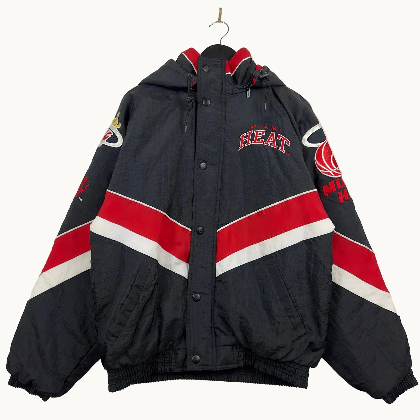 Vintage Starter Miami Heat Full Zip Insulated Jacket
