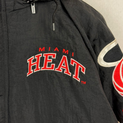 Vintage Starter Miami Heat Full Zip Insulated Jacket