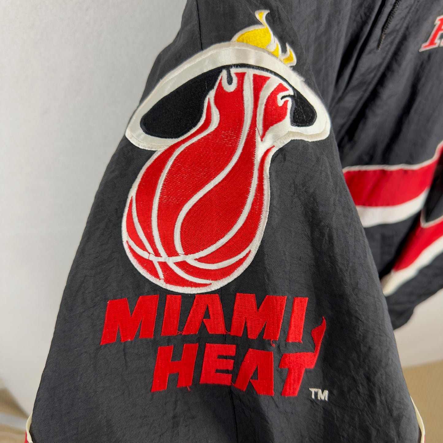 Vintage Starter Miami Heat Full Zip Insulated Jacket