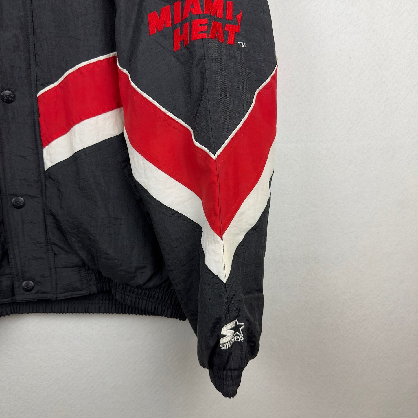 Vintage Starter Miami Heat Full Zip Insulated Jacket