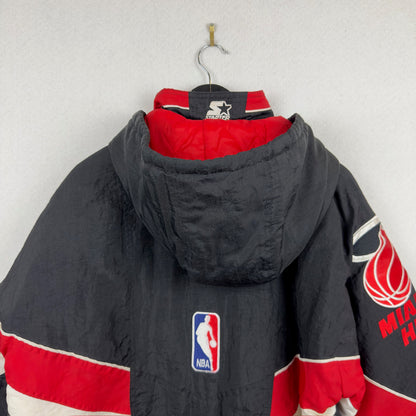 Vintage Starter Miami Heat Full Zip Insulated Jacket