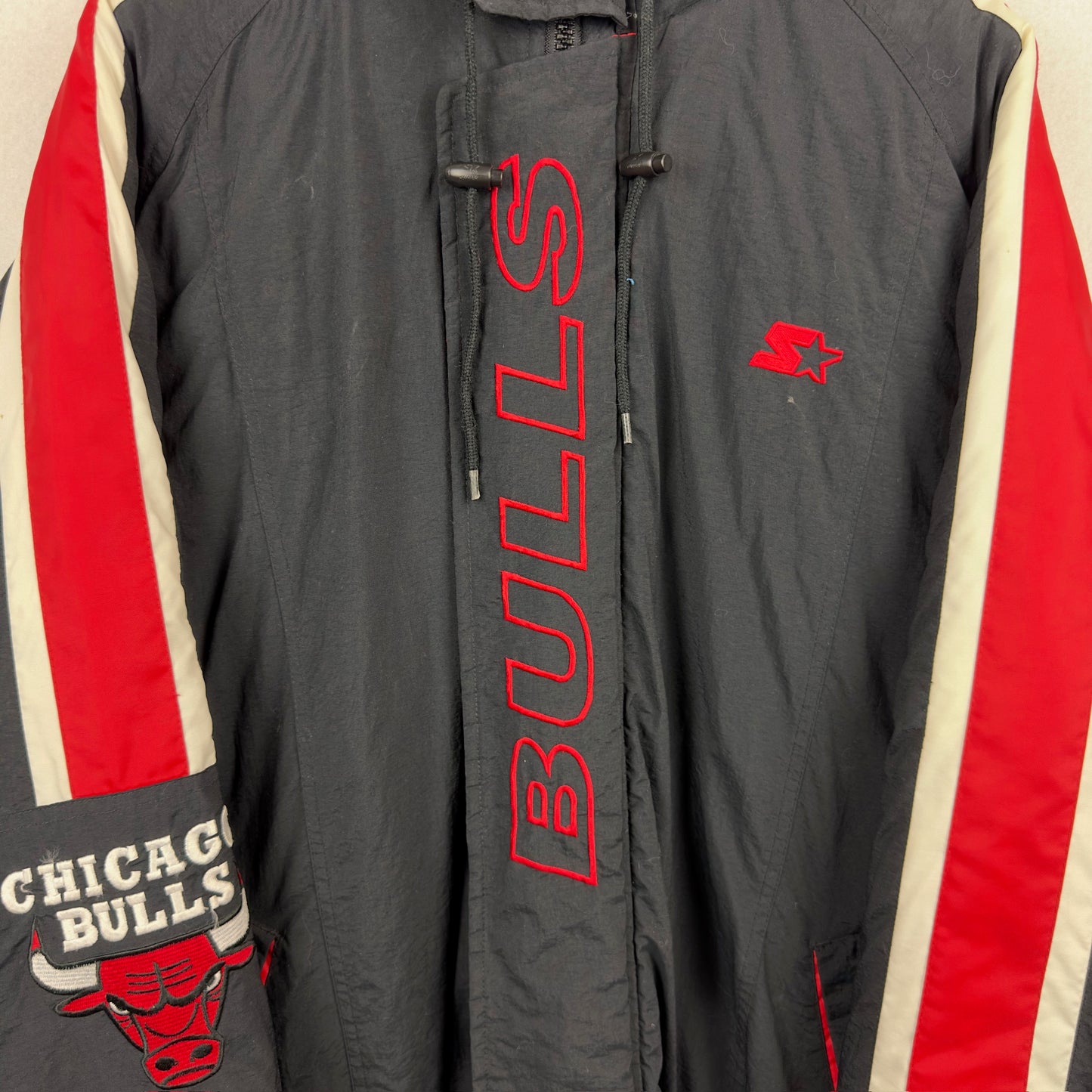 Vintage Starter Chicago Bulls Full Zip Insulated Jacket