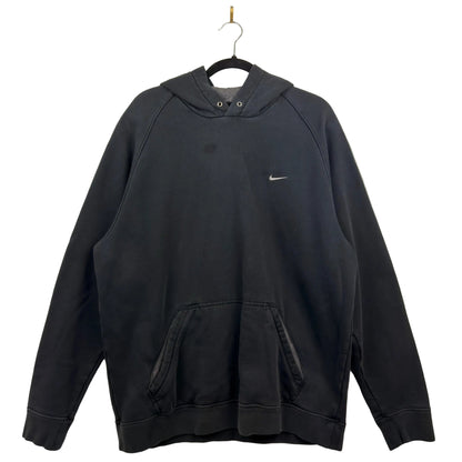 Y2K Nike Orange Tag Black Pullover Basic Hoodie