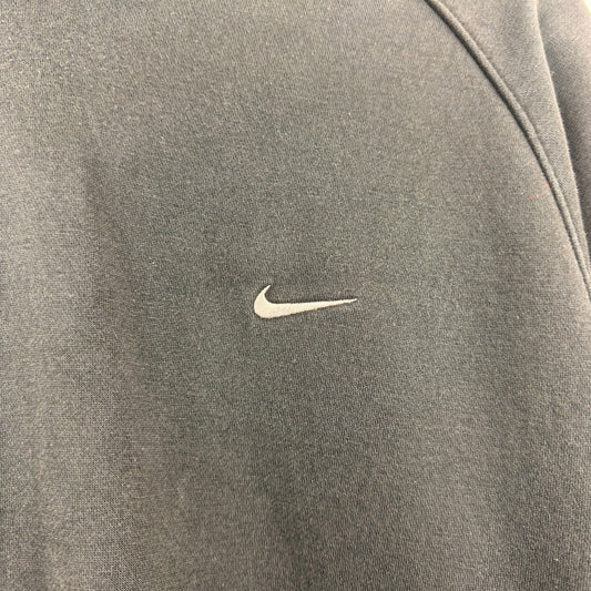 Y2K Nike Orange Tag Black Pullover Basic Hoodie