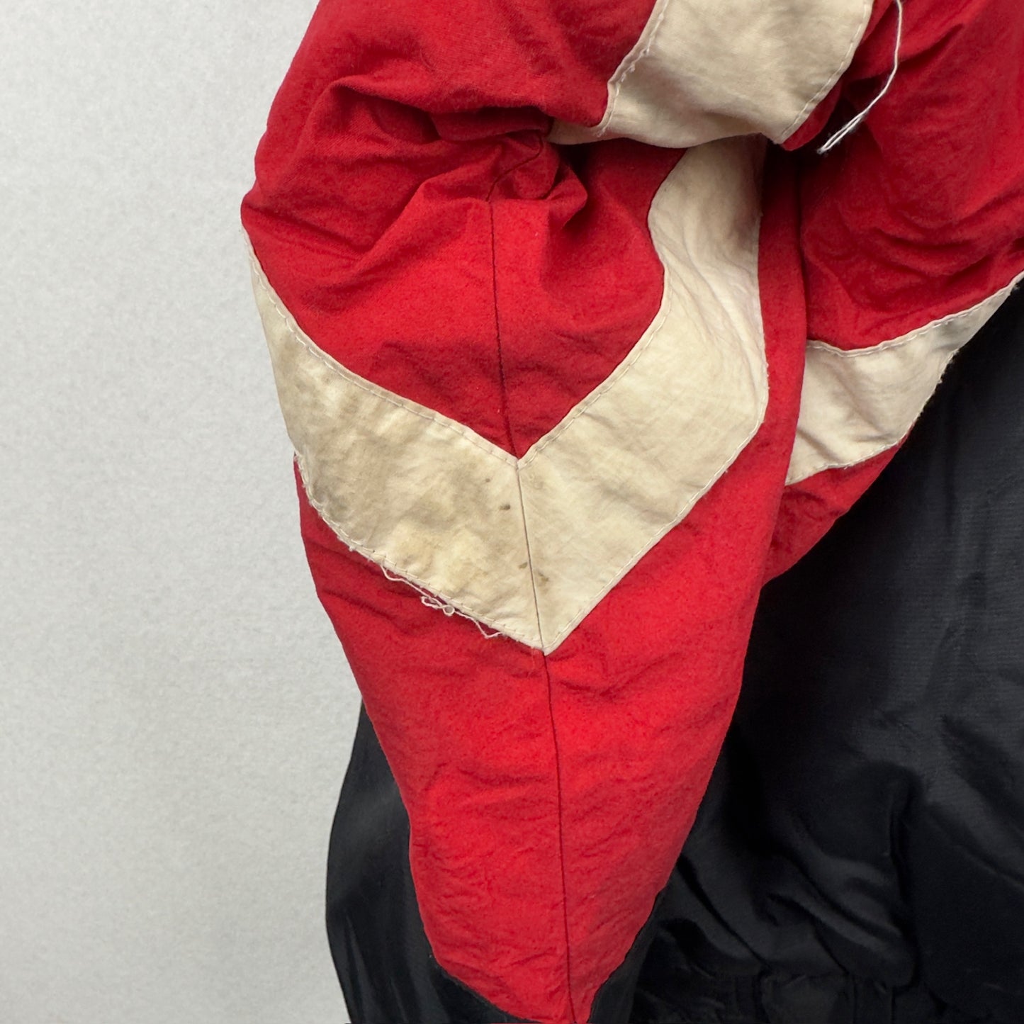 Vintage Starter Chicago Bulls Quarter Zip Hooded Insulated Jacket