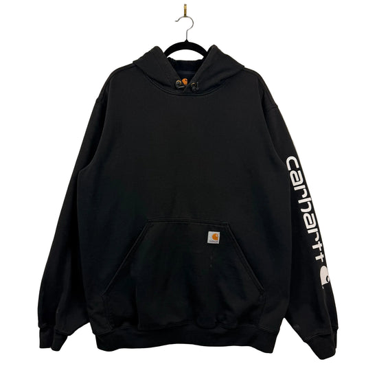 Carhartt Original Fit Black Pullover Basic Hoodie