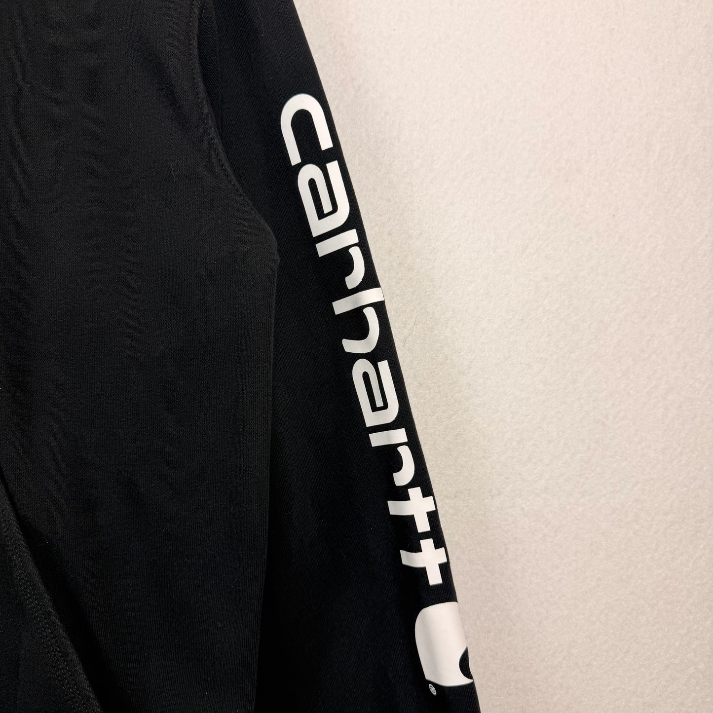Carhartt Loose Fit Sleeve Hit Basic Black Pullover Hoodie