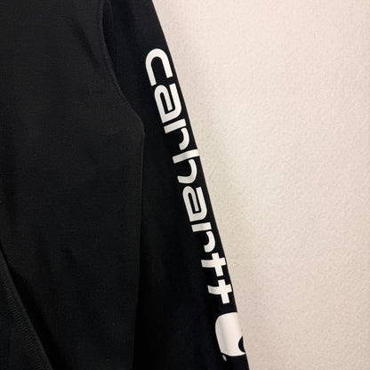 Carhartt Loose Fit Sleeve Hit Basic Black Pullover Hoodie