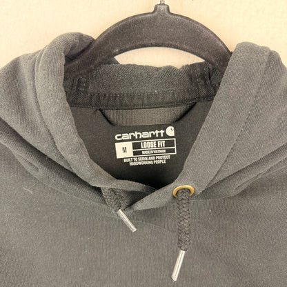 Carhartt Loose Fit Sleeve Hit Basic Black Pullover Hoodie