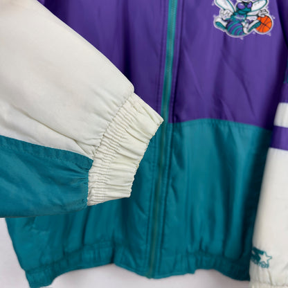Vintage Starter Charlotte Hornets Full Zip Jacket