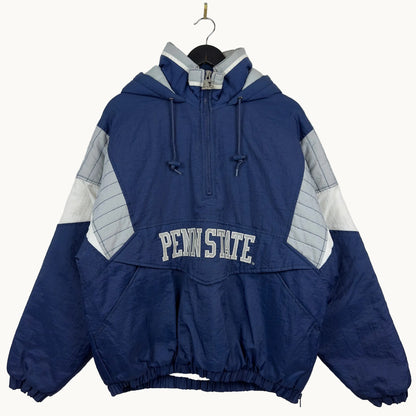Vintage Starter Penn State Lions Quarter Zip Insulated Jacket