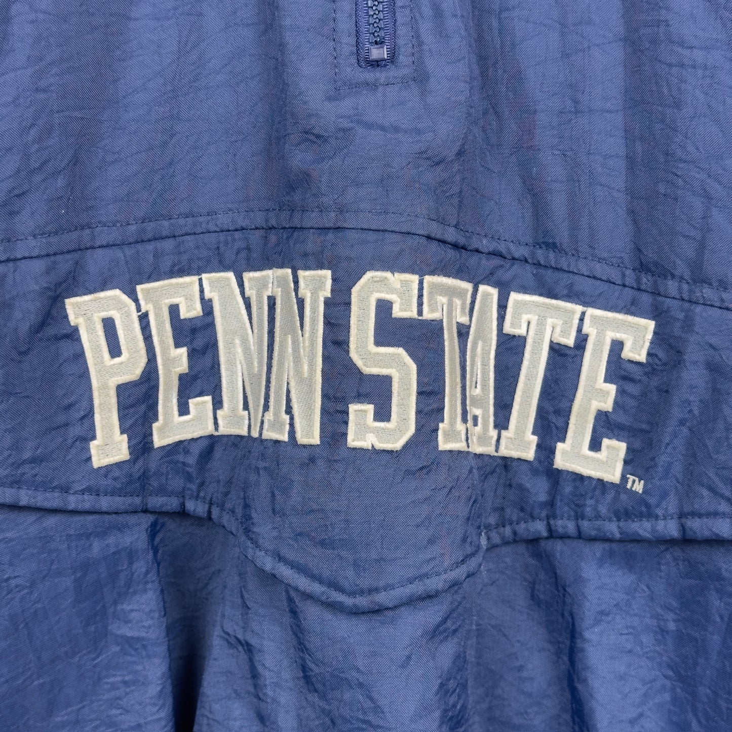 Vintage Starter Penn State Lions Quarter Zip Insulated Jacket