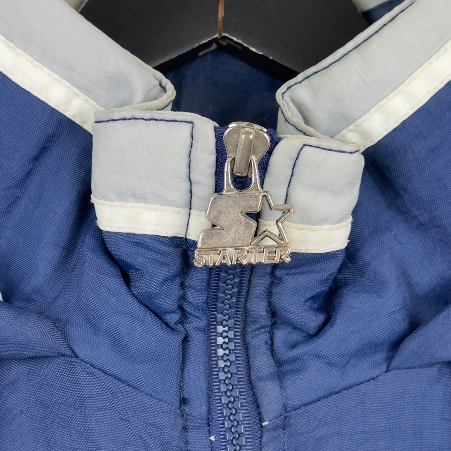 Vintage Starter Penn State Lions Quarter Zip Insulated Jacket