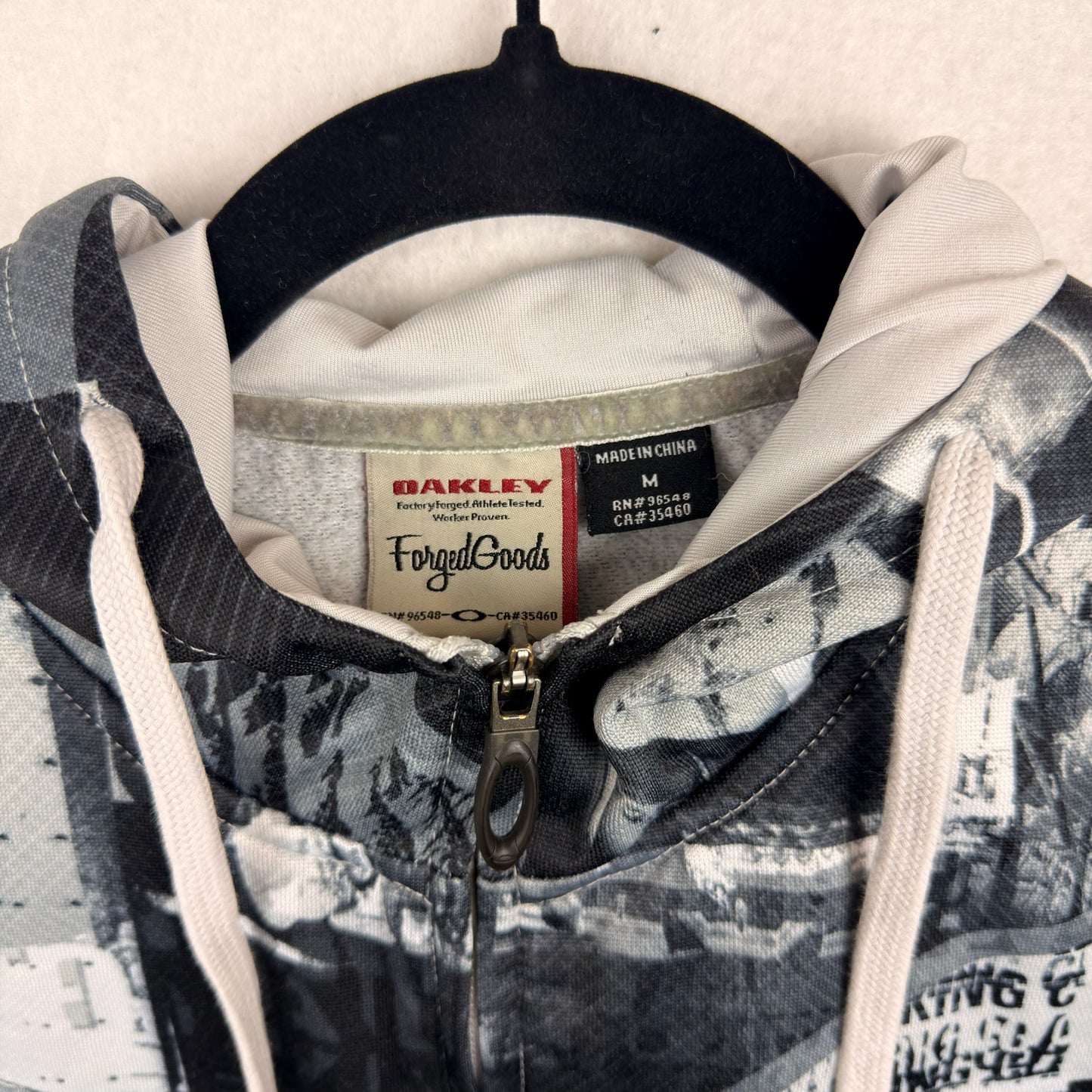 Y2K Oakley Forged Goods AOP Full Zip Hoodie