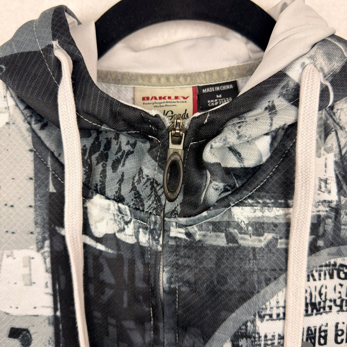Y2K Oakley Forged Goods AOP Full Zip Hoodie