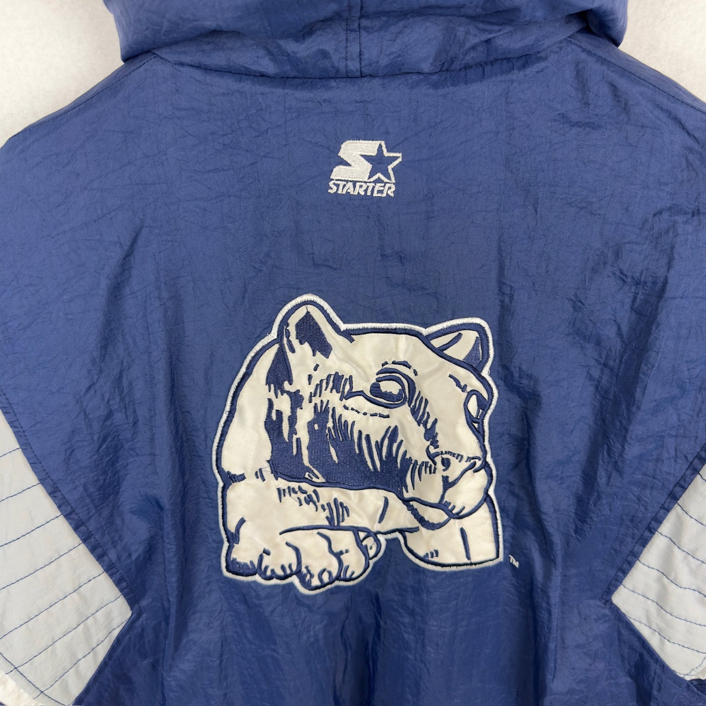 Vintage Starter Penn State Lions Quarter Zip Insulated Jacket