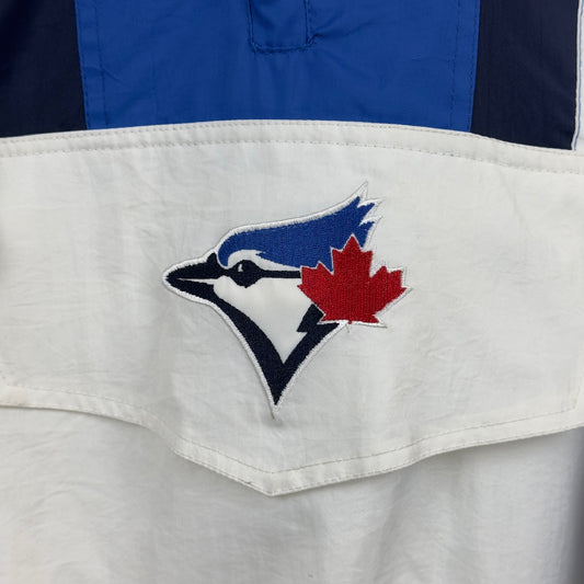 Starter Blue Jays Quarter Zip Windbreaker Jacket