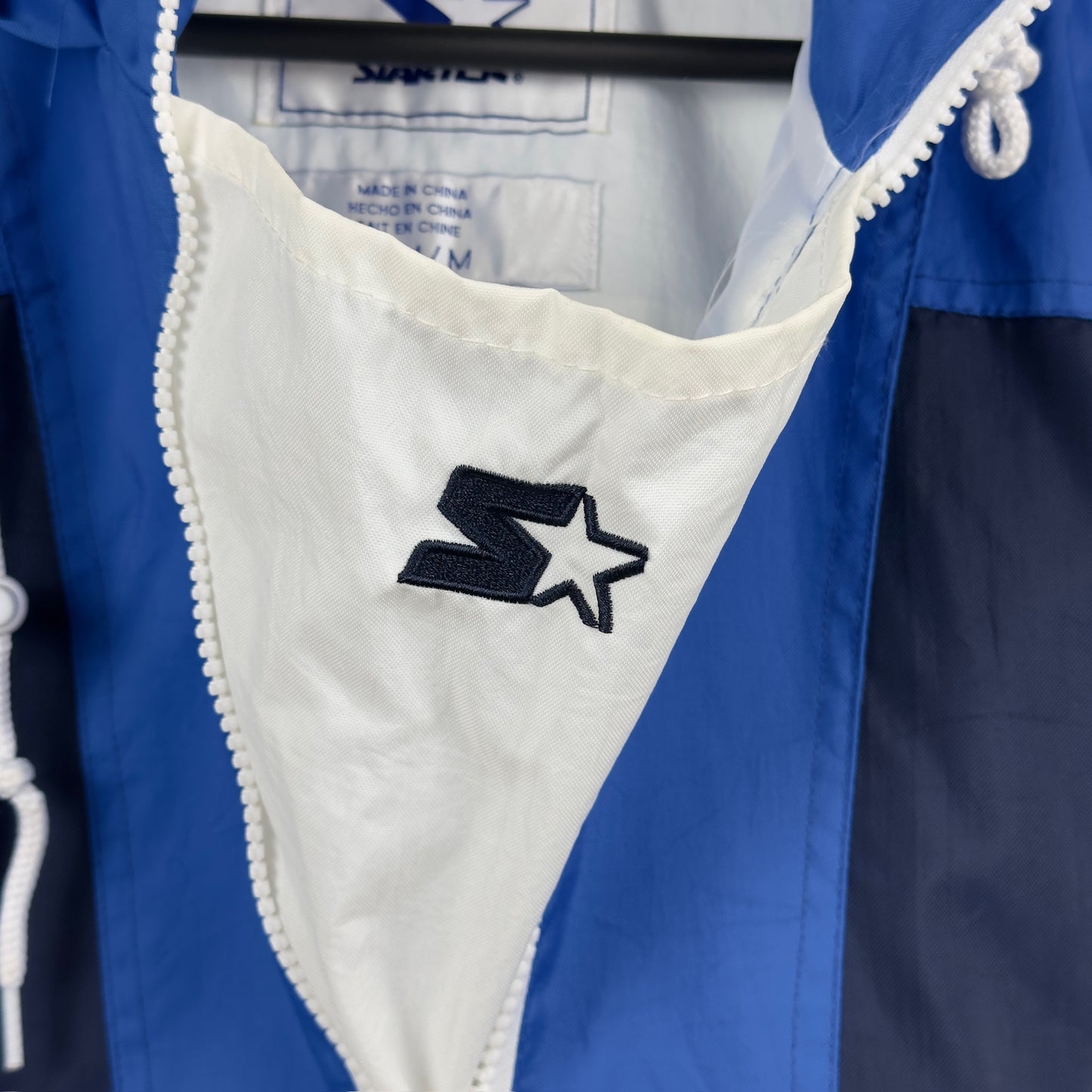 Starter Blue Jays Quarter Zip Windbreaker Jacket