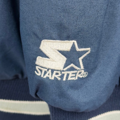Vintage Starter Dallas Cowboys Full Zip Hooded Insulated Jacket