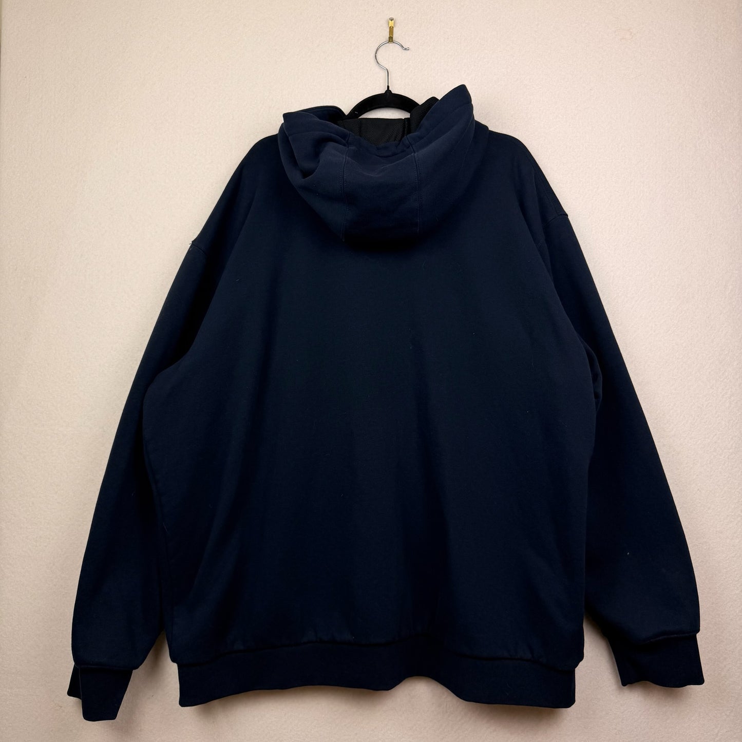 Carhartt Rain Defender Loose Fit Blue Graphic Logo Pullover Navy Hoodie