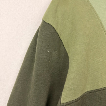 Oakley Regular Fit Green Colorblock Hoodie