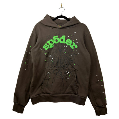 Spider Slime Green Graphic Pullover Hoodie