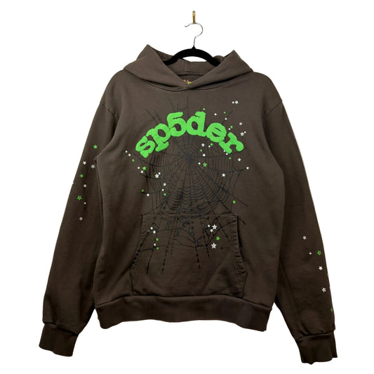 Spider Slime Green Graphic Pullover Hoodie