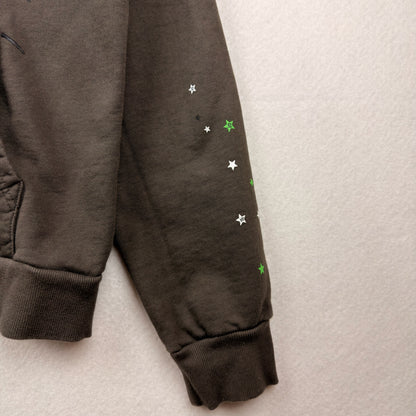 Spider Slime Green Graphic Pullover Hoodie