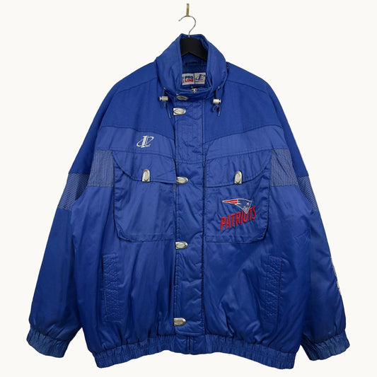Vintage Proline Logo Athletics New England Patriots Insulated Full Zip Jacket