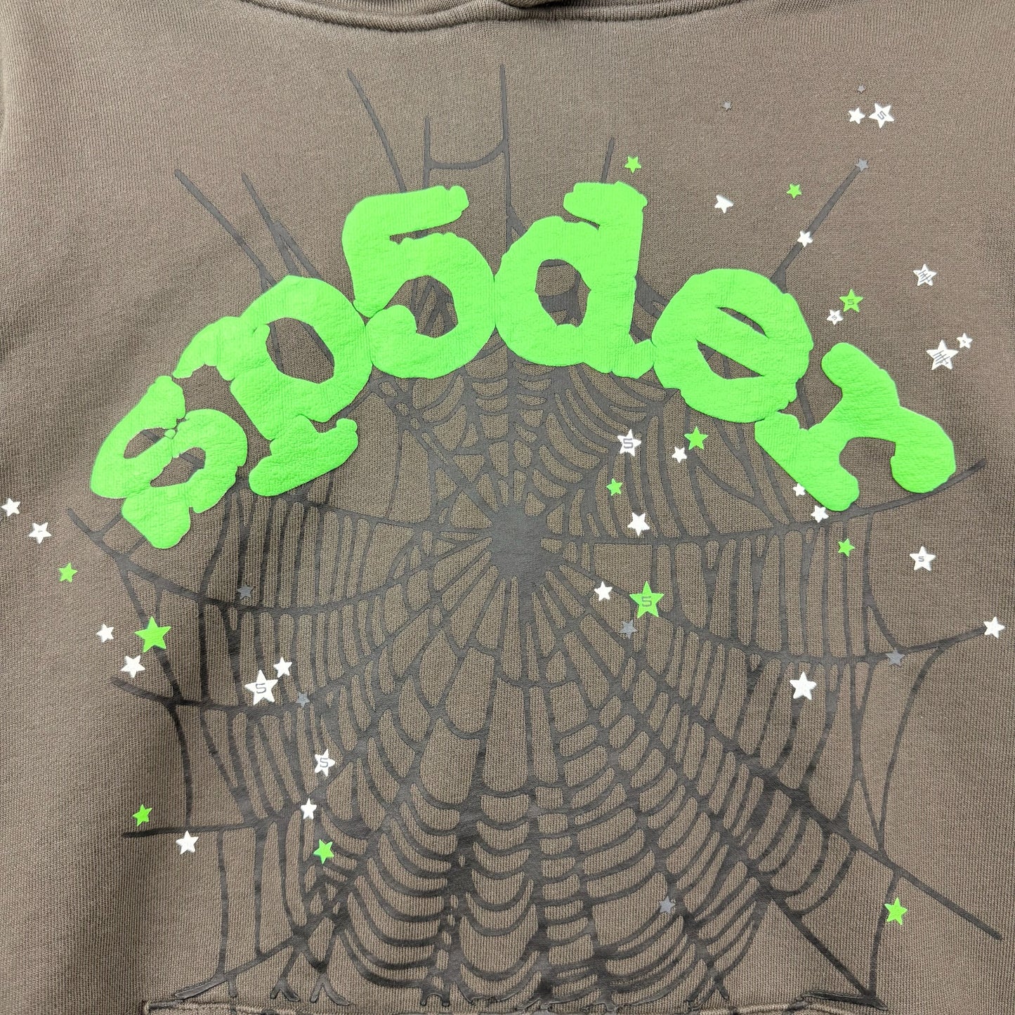 Spider Slime Green Graphic Pullover Hoodie