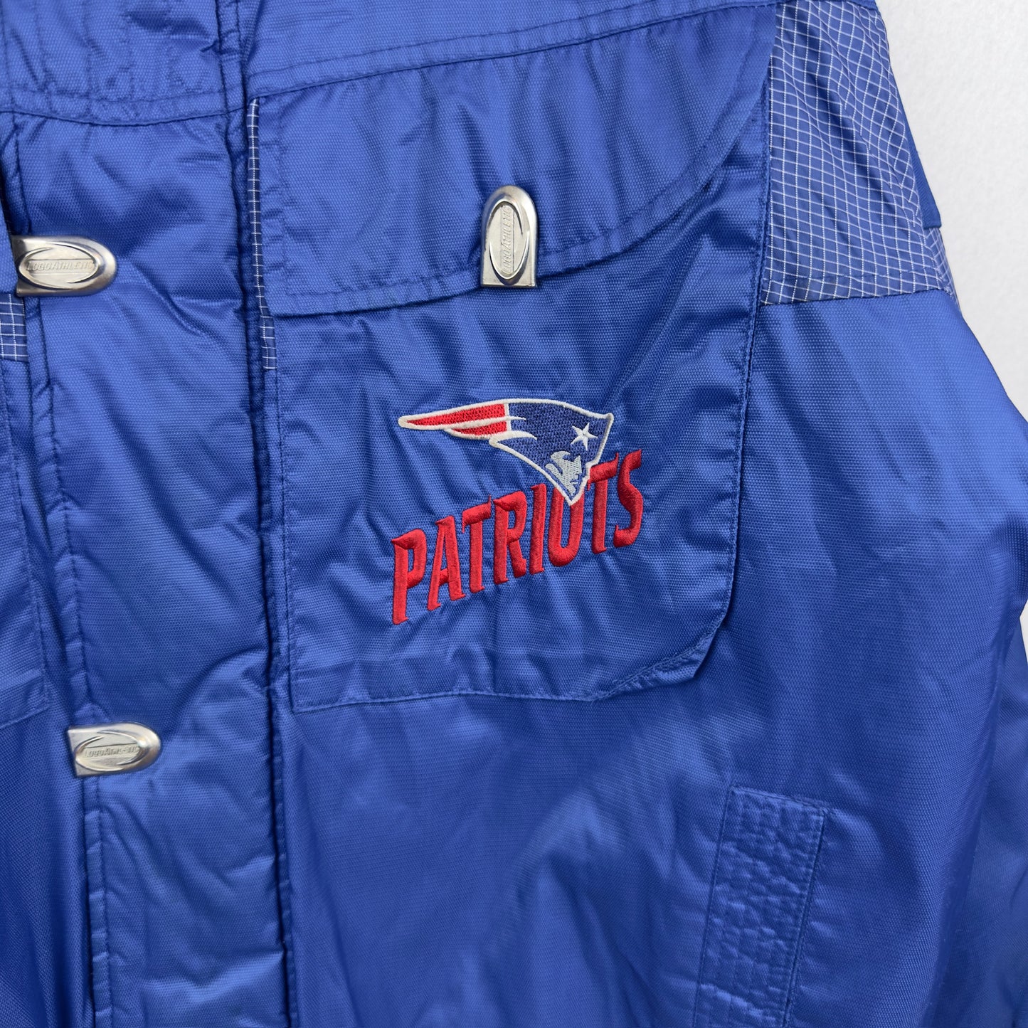 Vintage Proline Logo Athletics New England Patriots Insulated Full Zip Jacket