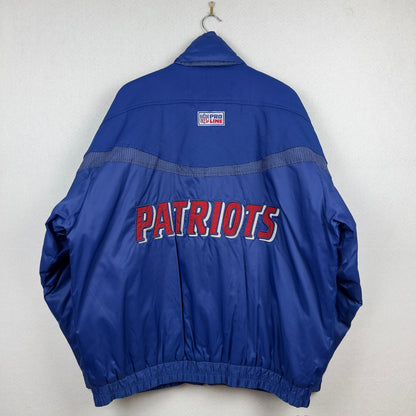 Vintage Proline Logo Athletics New England Patriots Insulated Full Zip Jacket