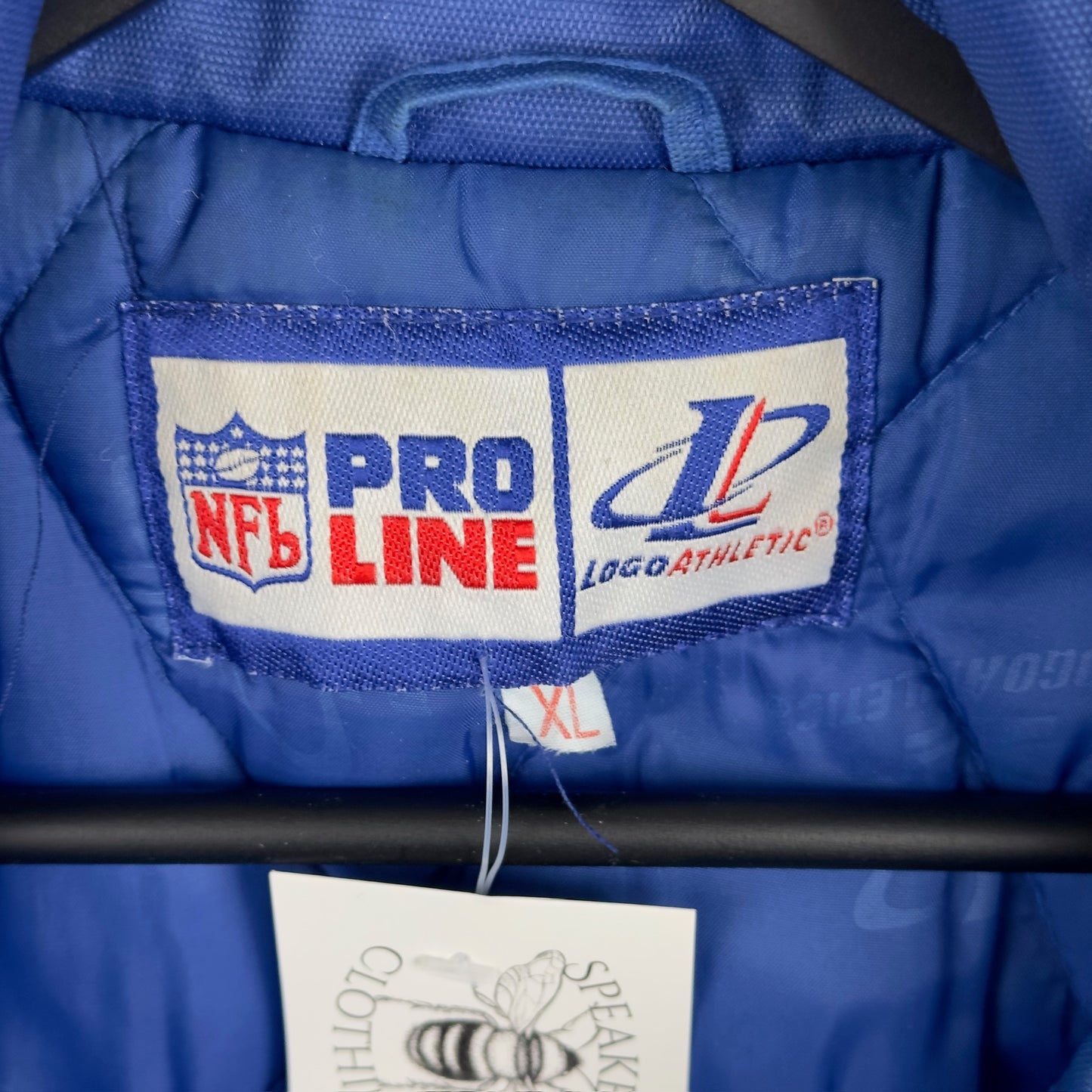 Vintage Proline Logo Athletics New England Patriots Insulated Full Zip Jacket