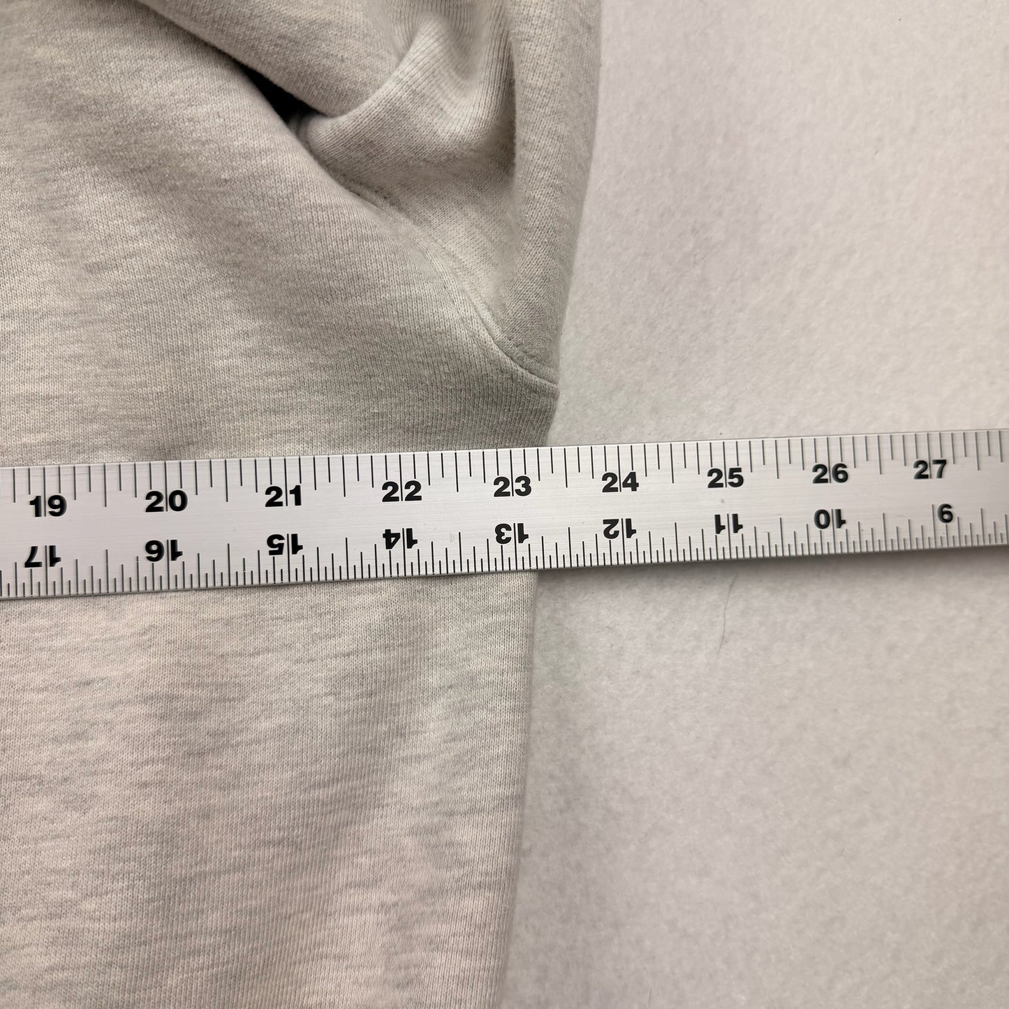 Essentials Fear of God Grey Felt Back Script Logo Pullover Hoodie