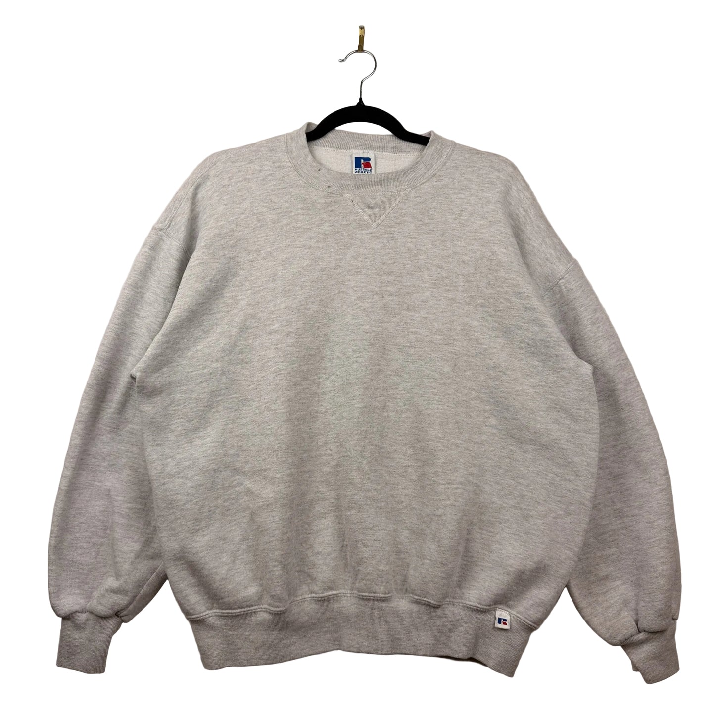 Vintage Russell Athletics Grey Basic Blank Crewneck