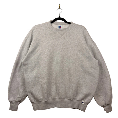 Vintage Russell Athletics Grey Basic Blank Crewneck