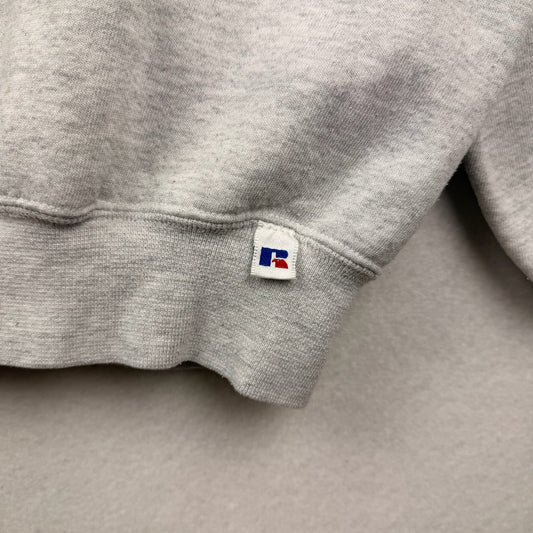 Vintage Russell Athletics Grey Basic Blank Crewneck