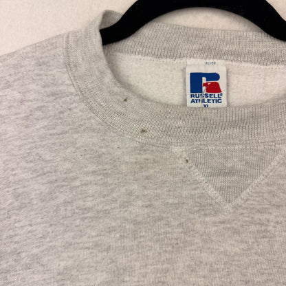 Vintage Russell Athletics Grey Basic Blank Crewneck