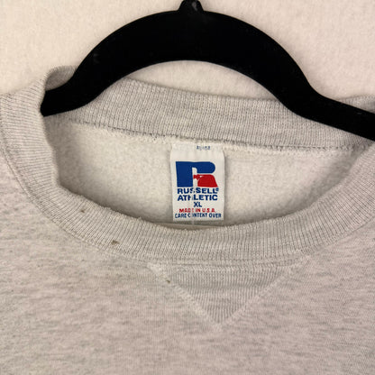 Vintage Russell Athletics Grey Basic Blank Crewneck