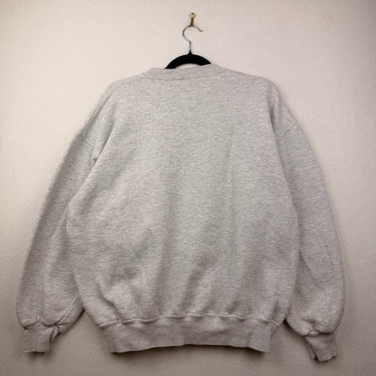 Vintage Russell Athletics Grey Basic Blank Crewneck