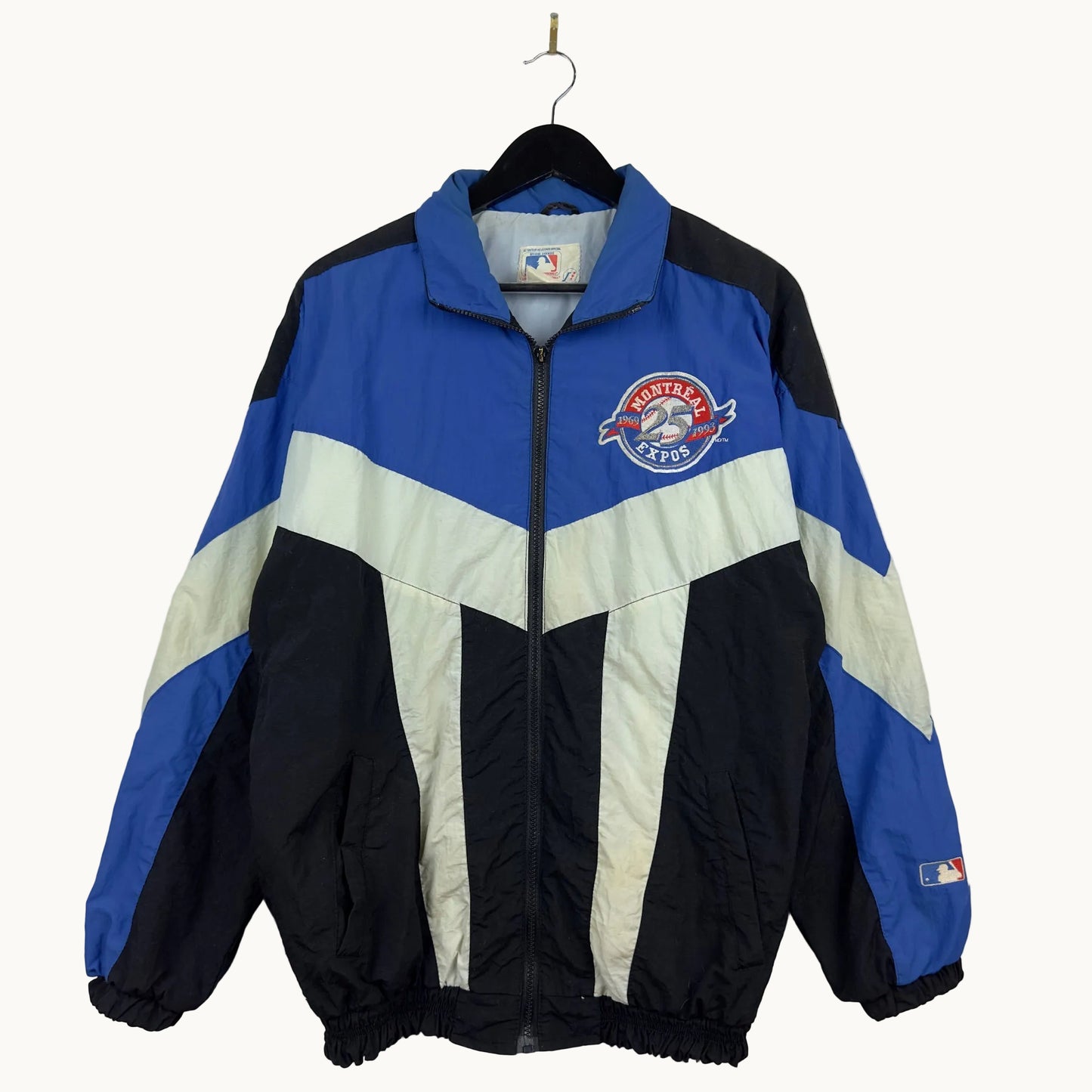 Vintage 25th Anniversary Montreal Expos Windbreaker