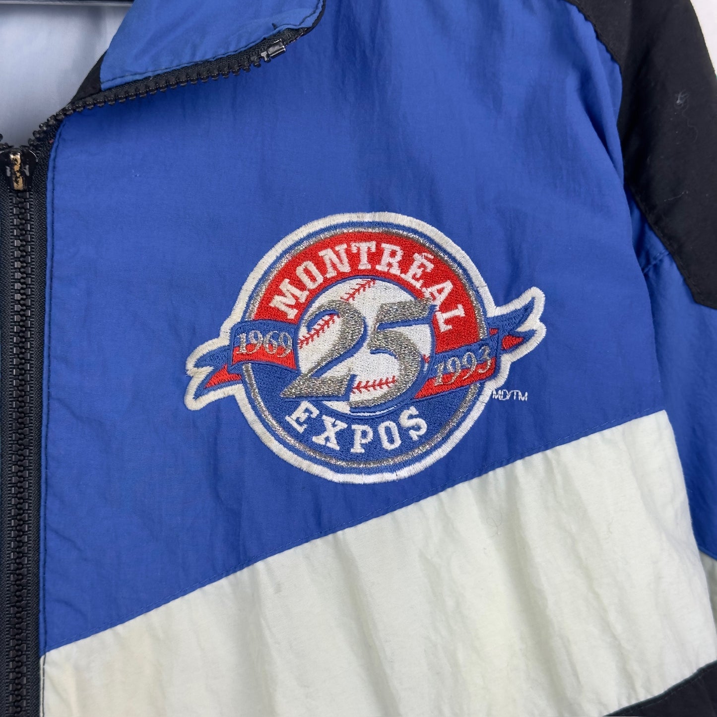 Vintage 25th Anniversary Montreal Expos Windbreaker